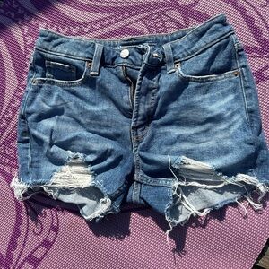 Old Navy Blue High-Rise Straight Jeans